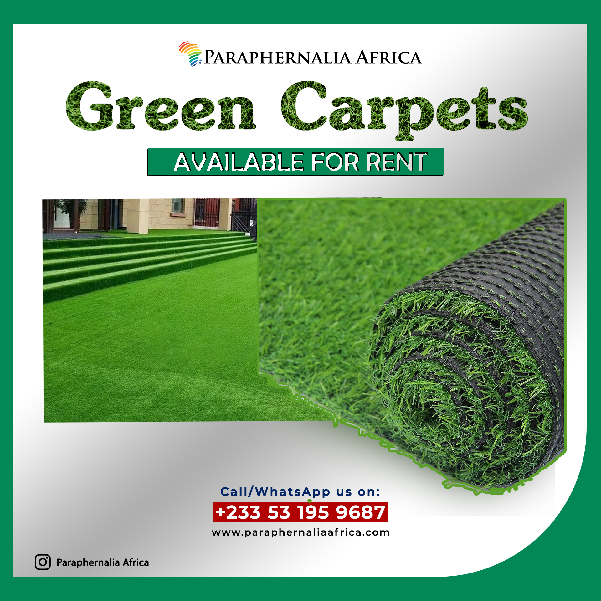 green carpet